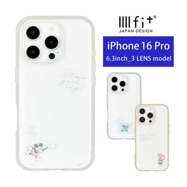 iphone16pro ケース クリア ディズニーキャラクター IIIIfit Clear Phon...