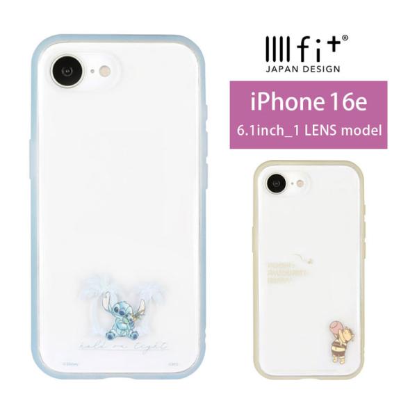 iPhone16e ケース ディズニーキャラクター IIIIfit Clear スマホケース iPh...