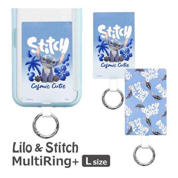 スマホリング マルチリングプラス Lサイズ ディズニーキャラクター グッズ ストラップホルダー リン...