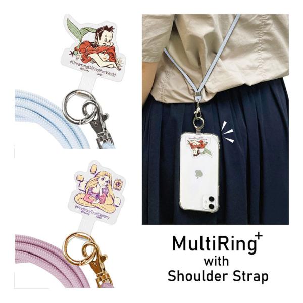 マルチリング プラス ストラップセット ディズニープリンセス スマホショルダー dng-40