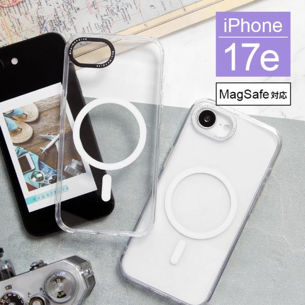 iPhone17e iPhone16e ケース MagSafe対応 Camera Frame クリア...