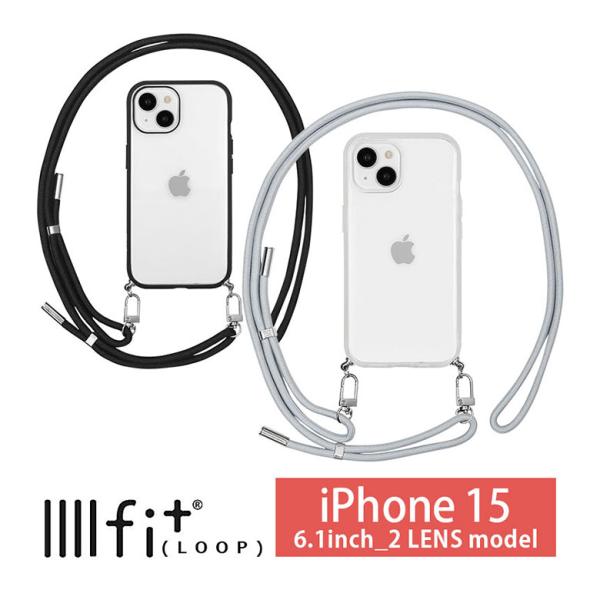iPhone15 ケース ショルダー IIIIfit Loop ストラップ紐付き 携帯ケース アイフ...