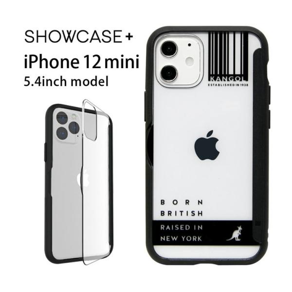 iPhone12 mini ケース カンゴール KANGOL SHOWCASE+ クリア 写真やメモ...