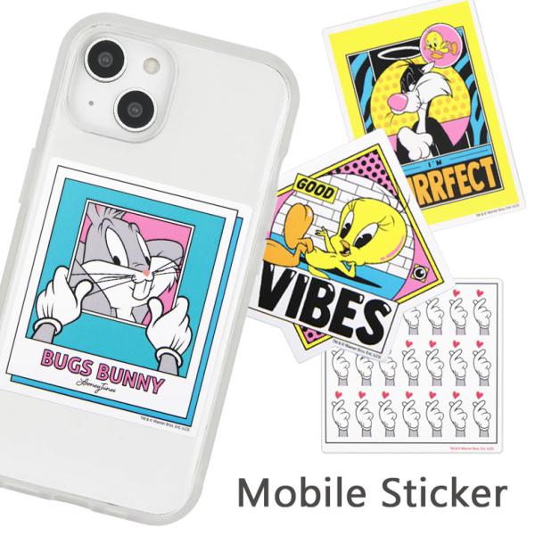 モバイルステッカー シール ルーニー・テューンズ デコレーションシール 3枚入り lts-47
