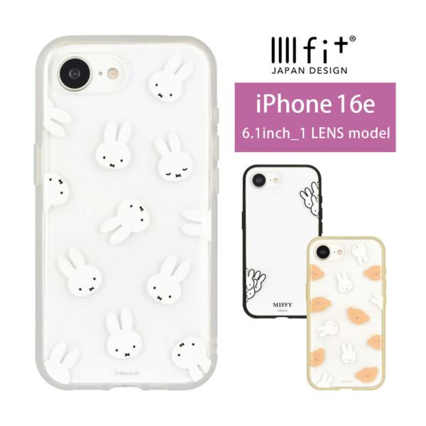 iPhone16e ケース ミッフィー IIIIfit Clear スマホケース iPhone16e...