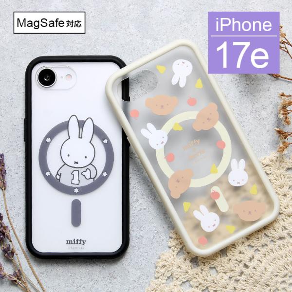 ミッフィー iPhone17e iPhone16e ケース Magsafe 対応 IIIIfit プ...