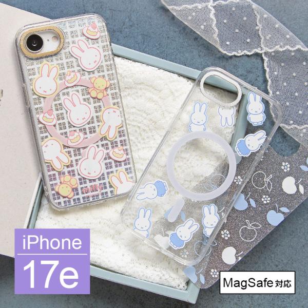 ミッフィー iPhone17e iPhone16e ケース MagSafe対応 Camera Fra...