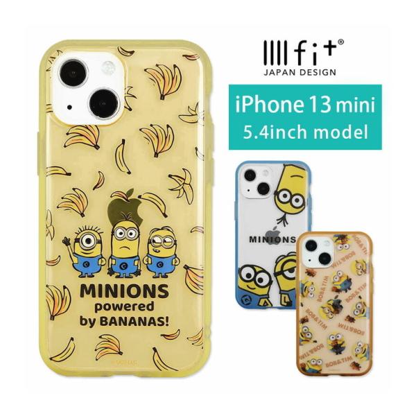 iPhone13 mini ケース クリア ミニオンズ イーフィット IIIIfit Clear i...
