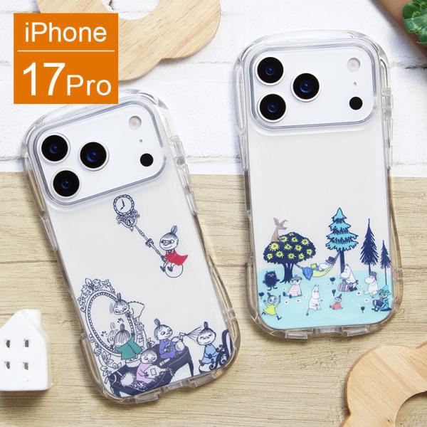 iPhone17Pro ケース ムーミン アイフォン17プロ クリスタルクリアケース 透明クリア T...