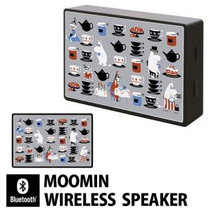 ワイヤレススピーカー Bluetooth ムーミン  Moomin mamma’s treat コンパクトサイズ スピーカー 無線 ガラスプレート moomin mmn-93a｜monomode