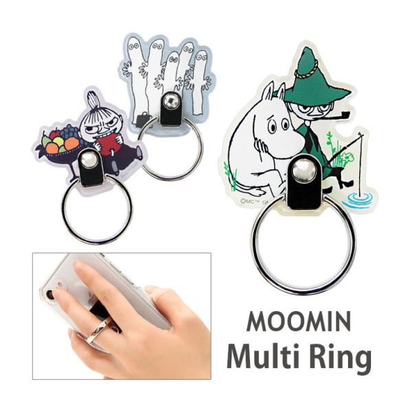 スマホリング ムーミン キャラクター リングスタンド 落下防止 リング スマホスタンド かわいい m...