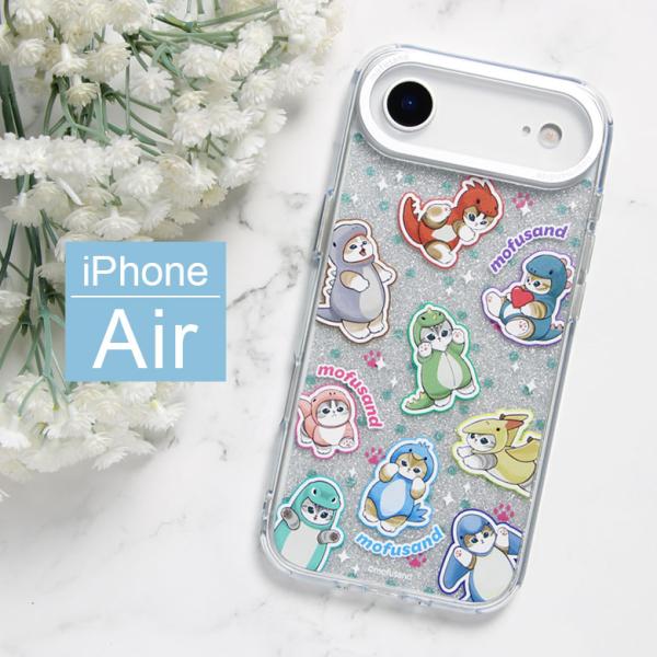 iPhone Air ケース モフサンド mofusand Camera Frameクリアケース ソ...