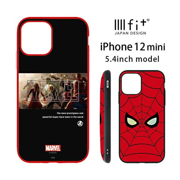 iphone12 mini ケース マーベル MARVEL イーフィット IIIIfit スマホケー...