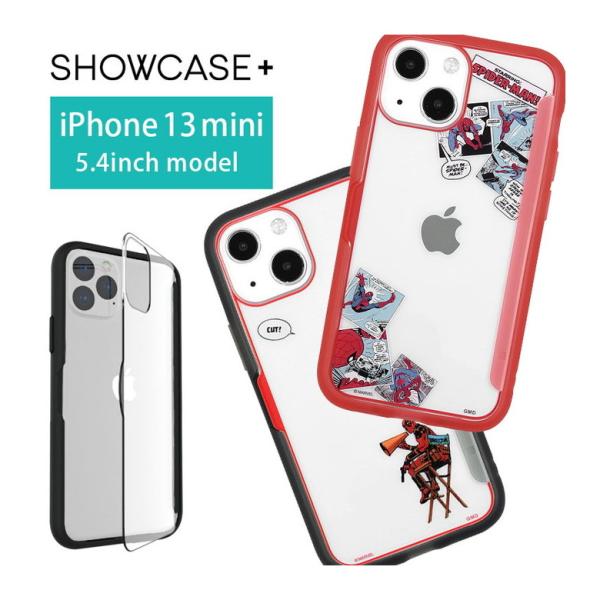 iPhone13 mini ケース マーベル MARVEL 写真やメモが挟めるケース SHOWCAS...