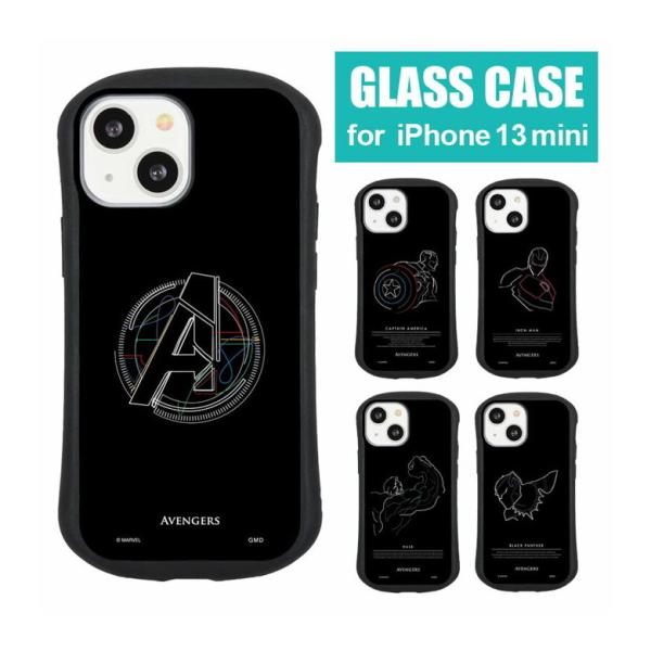 iPhone 13 mini ケース マーベル MARVEL ガラス 携帯ケース スマホケース iP...