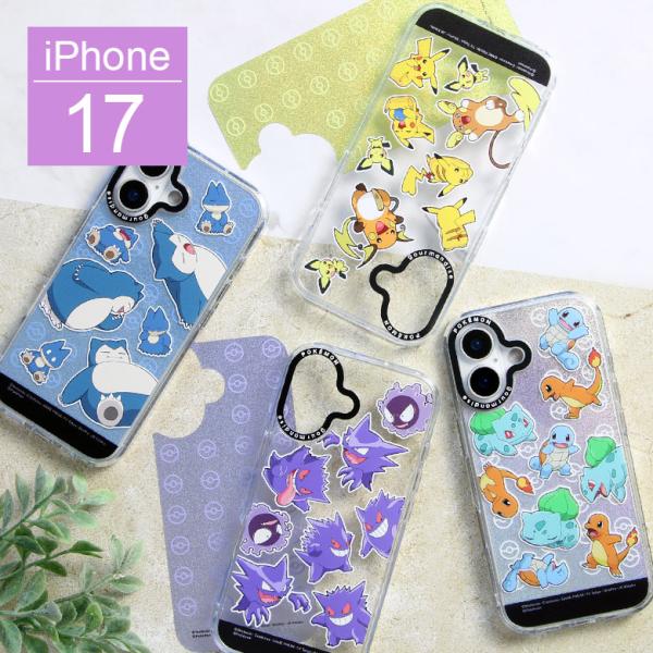 iPhone17 ケース クリア Camera Frame インナーシート付 ポケットモンスター ポ...