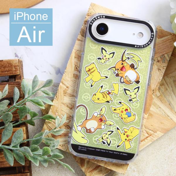 iPhone Air ケース クリア ポケットモンスター Camera Frame インナーシート付...
