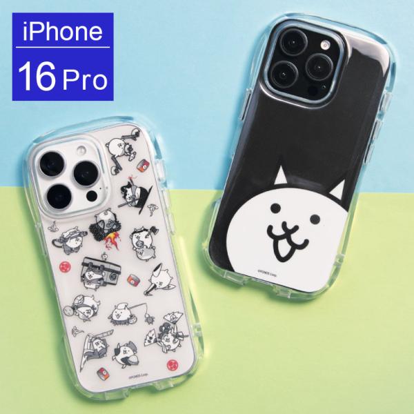 iPhone16Pro ケース にゃんこ大戦争 クリスタルクリアケース ソフト カバー iPhone...