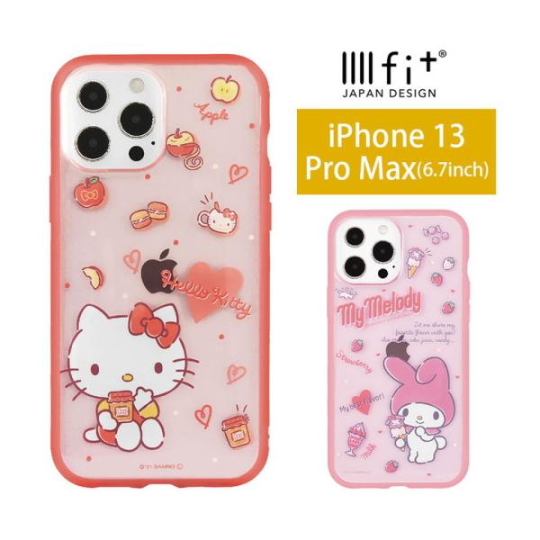 iPhone13 Pro Max ケース サンリオ イーフィット IIIIfit Clear クリア...