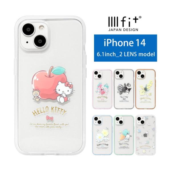 iphone14 ケース iPhone13 サンリオキャラクターズ IIIIfit クリア 携帯ケー...