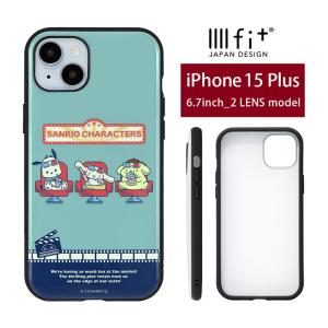 iPhone 15 Plus ケース モフサンド mofusand IIIIfit クリア Clear