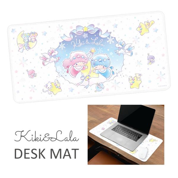 リトルツインスターズ デスクマット 30cm×60cm 光学式マウス対応 　sang-603a