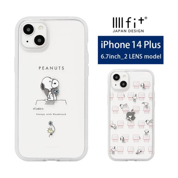 iPhone14Plus ケース スヌーピー IIIIfit Clear クリアケース iPhone...