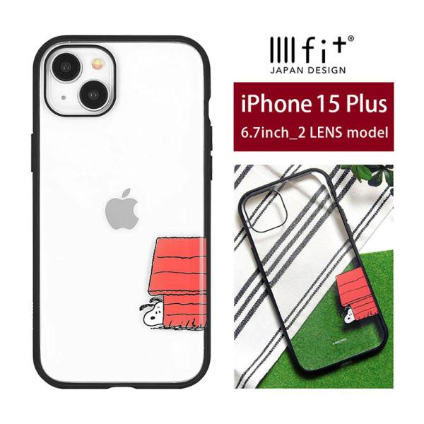 iPhone15Plus ケース スヌーピー ピーナッツ IIIIfit Clear スマホケース ...