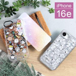 iPhone16e ケース ピーナッツ Camera Frameクリアケース ソフトカバー インナーシート付き sngg-164