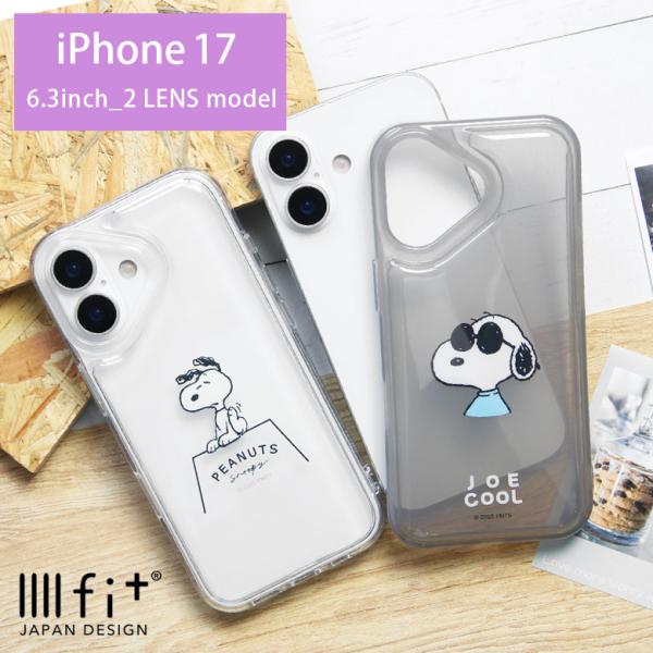 iPhone17 ケース スヌーピー ピーナッツ IIIIfit Clear クリアケース 透明 i...