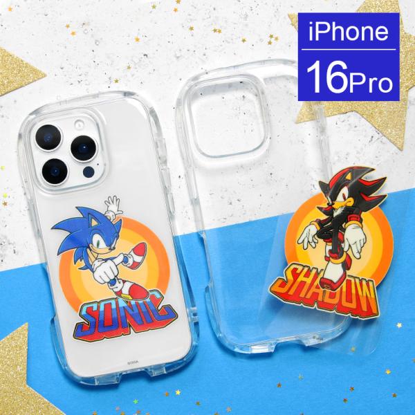 iPhone16Pro ケース ソニック・ザ・ヘッジホッグ クリスタルクリアケース ソフトカバー i...