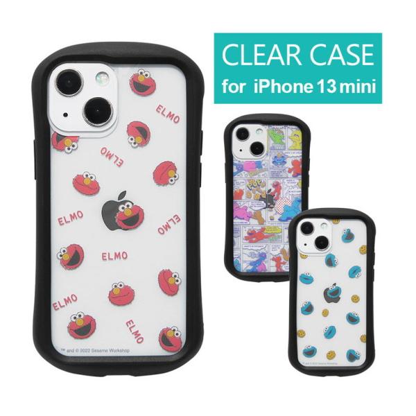 iPhone13 mini ケース クリア セサミストリート iPhone12 mini アイフォン...