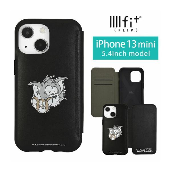 iPhone13 mini ケース 手帳型 トムとジェリー IIIIfit Flip iPhone1...
