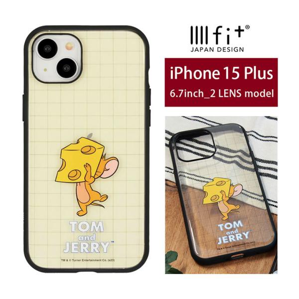 iPhone15 Plus ケース トムとジェリー IIIIfit Clear iPhone15 p...
