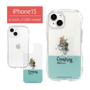 iPhone15 ケース トムとジェリー クリスタルクリアケース ソフトカバー クリア iPhone14 iPhone13 スマホケース カバー 透明 アイフォン15