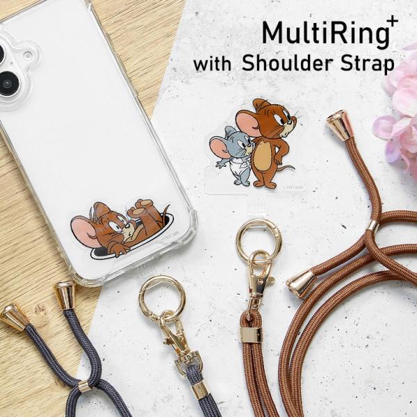 マルチリングプラス ストラップセット スマホショルダー トムとジェリー TMJ-275
