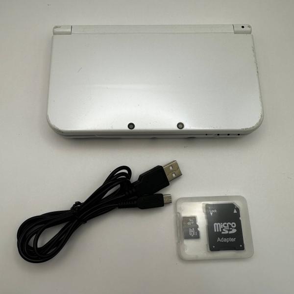 Newニンテンドー3DS LL パールホワイト 本体 中古