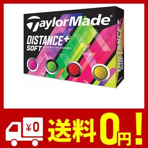 テーラーメイド(TAYLOR MADE) ゴルフボール DISTANCE DISTANCE+SOFT 12P メンズ M7174701 マルチカラー｜monomotto