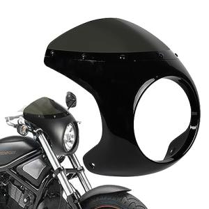 新品 ビキニカウル ブラック 黒 ◇ 汎用 ビンテージ カフェレーサー