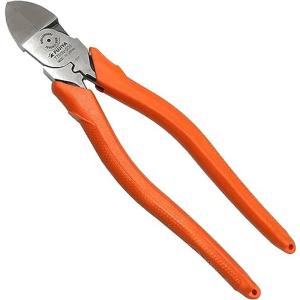 フジ矢 Fujiya 電工名人偏芯薄刃ニッパ 7700N-200 (VA線切断) 偏芯テコの原理と刃部鏡面仕上げ 200mm