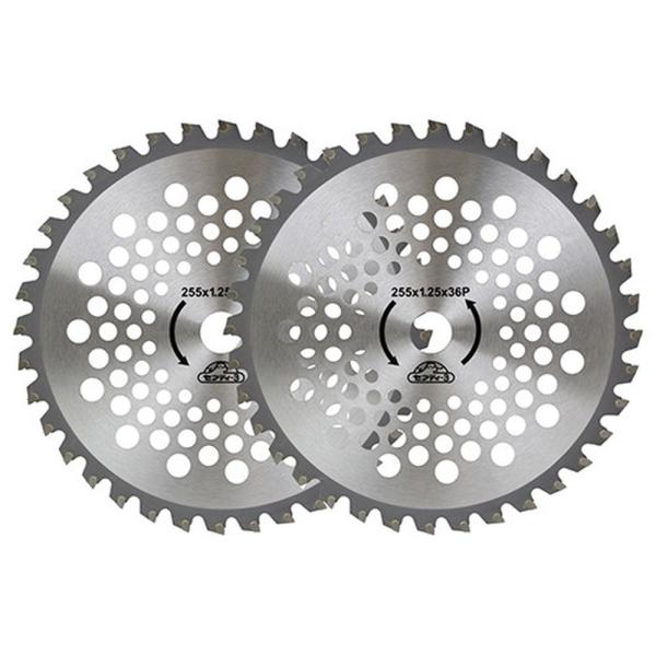 セフティー3 草刈りチップソー 大型チップ 刈払機用 外径255mm×刃数36P 穴径25.4mm ...