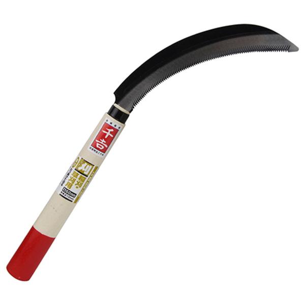 千吉 鋸鎌 左利き 160mm 稲刈り 除草 全鋼刃
