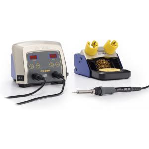 白光(HAKKO) 2ポートデジタル温度制御はんだこて ステーションタイプ 2極接地型プラグ FX889-81｜monopa-y