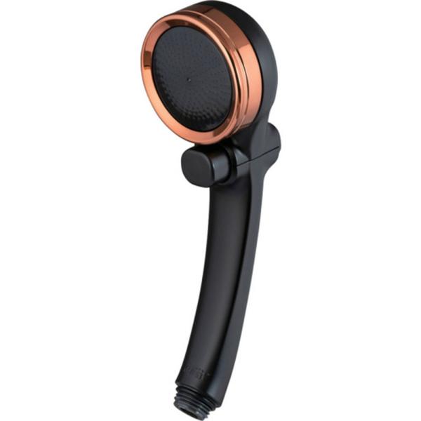 タカギ シャワーヘッド キモチイイバブルシャワピタマットブラック JSB024BB