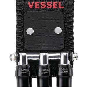VESSEL(ベッセル) クイックキャッチャー 3連ビットホルダー マグネット付き ブラック QB-10MB3K｜monopa-y