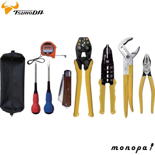 ツノダ Tsunoda  電気工事士技能試験工具セット 9点 TS-E01