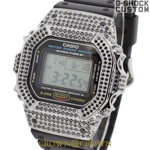 G-SHOCK CUSTOM ジーショック カスタム 腕時計 DW-5600 DW5600E-1 カスタムベゼル CROWNCROWN DW5600-004｜monopark