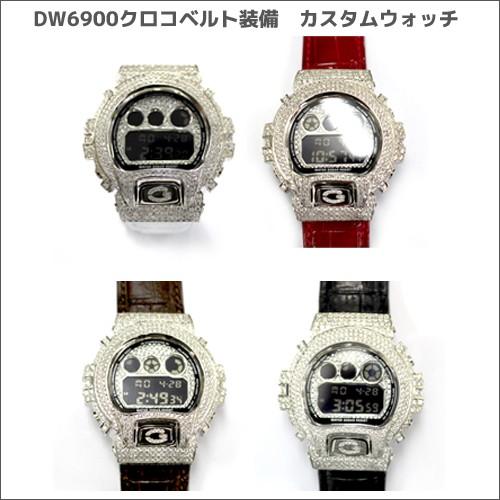 G-SHOCK CUSTOM ジーショック カスタム 腕時計 DW6900NB-1　カスタムベゼル ...