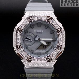G-SHOCK カシオークカスタム GA-2100RC-1AJF シルバーベゼル G-SHOCK カシオークカスタム GA-2100RC-1AJF シルバーベゼル