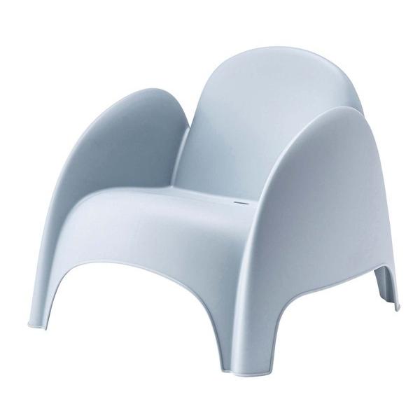 PC-864SBL ラウンジチェア 椅子 家具 インテリア ブルー ナチュラル シンプル モダン ウ...